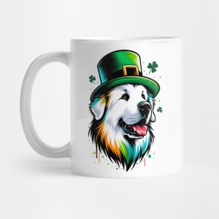 Great Pyrenees Enjoys Saint Patrick's Day Fest Mug